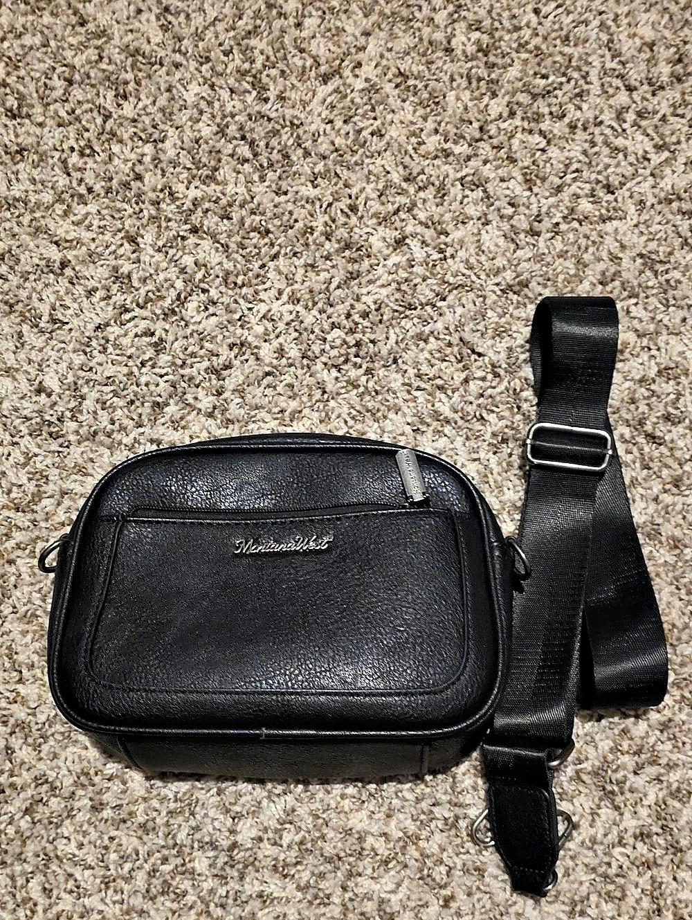 Montana West Black Crossbody Camera Bag